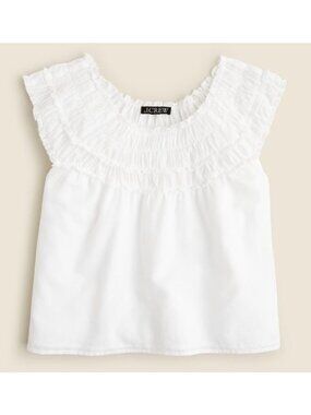 NWOT J Crew Rosalie top in cotton voile | Sz XXL
